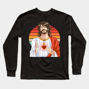 Jesus Christ Christian Savior God Saves Long Sleeve T-Shirt